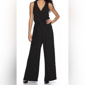 Disney Star Wars Black Print Jumpsuit Romper Size Medium